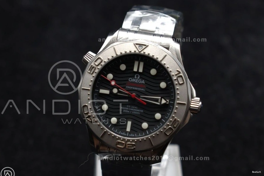 SS Edition Nekton Seamaster on Bracelet 1:1 Best Dial Diver 300M VSF A8806 Black 1230